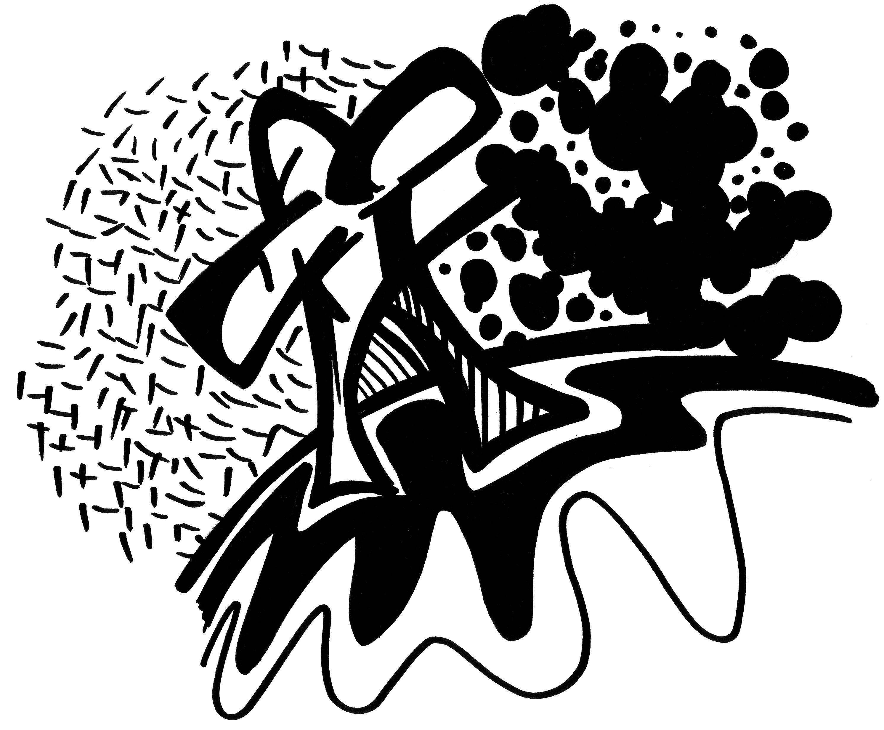 sans titre 
 2004-19. Encre de chine et encre pigmentée sur papier. . 
2004 – Dominique Vial