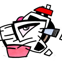 sans titre 
 2004-22. Encre de chine et encre à alcool sur papier. 29.7 x 21 cm. 
2004 – Dominique Vial