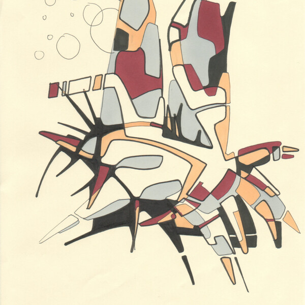 

sans titre
 
 2005-50 &ndash; Encre pigment&eacute;e et encres &agrave; alcool sur papier &ndash;  &ndash; 2005