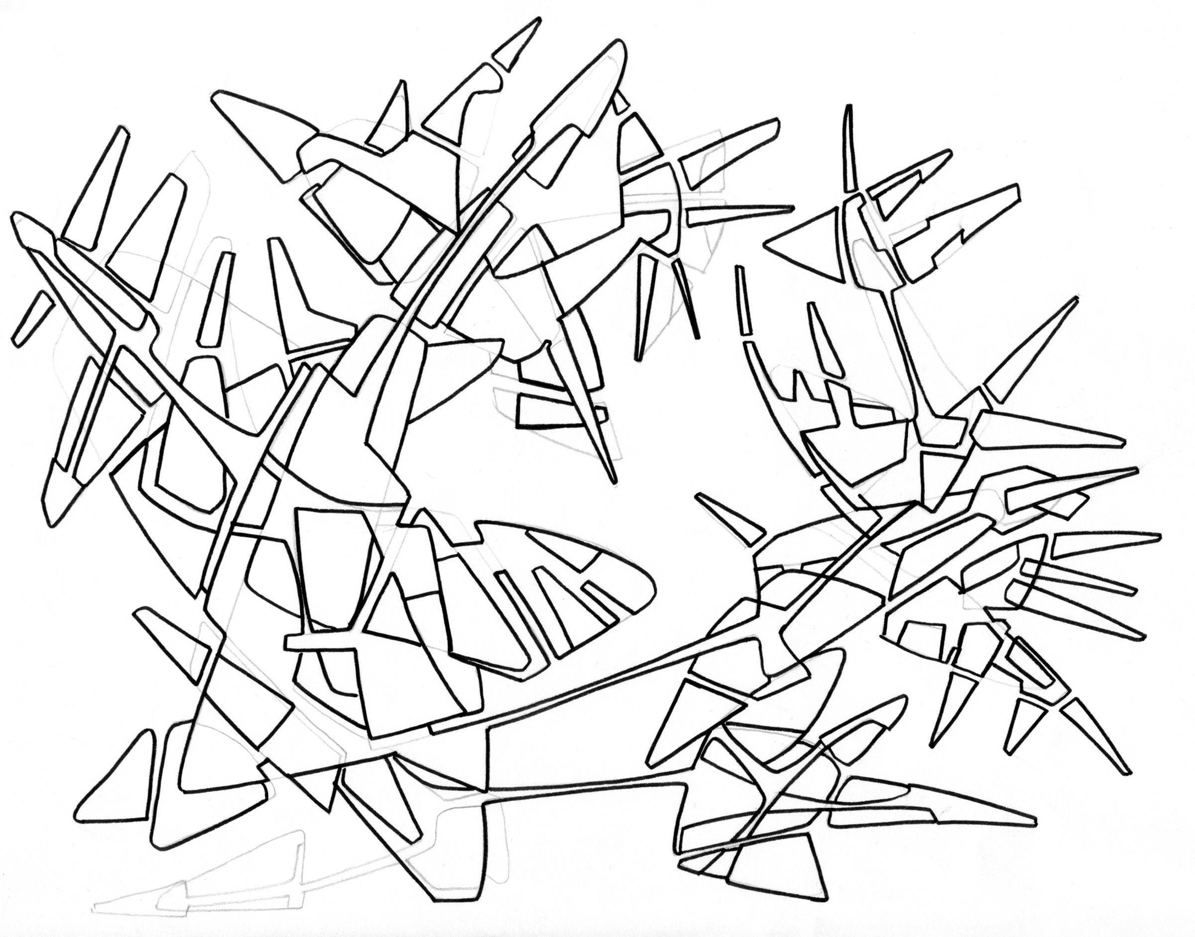 08-002. Encre pigmentée et crayon sur papier. 29.7 x 21 cm. 
2006 – Dominique Vial