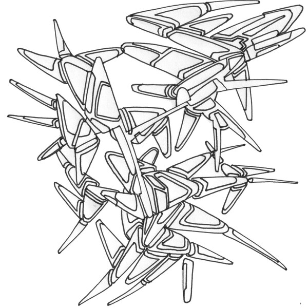 

16-003
 
 &ndash; Encre pigment&eacute;e sur papier &ndash;  &ndash; 2006