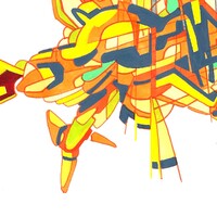 sans titre 
 2017-01. Encre pigmentée, encre à base d’alcool sur papier. 21 x 29.7 cm. 
2017 – Dominique Vial