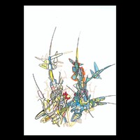 sans titre 
 2017-02. Encre pigmentée, encre à base d’alcool sur papier. 21 x 29.7 cm. 
2017 – Dominique Vial