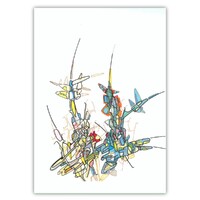 sans titre 
 2017-02. Encre pigmentée, encre à base d’alcool sur papier. 21 x 29.7 cm. 
2017 – Dominique Vial