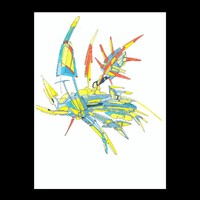 sans titre 
 2017-03. Encre pigmentée, encre à base d’alcool, acrylique sur papier. 21 x 29.7 cm. 
2017 – Dominique Vial