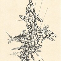 sans titre 
 2017-09. Encre pigmentée sur papier. 14.8 x 21 cm. 
2017 – Dominique Vial