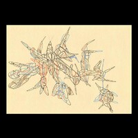 sans titre 
 2017-12. Encre pigmentée sur papier. 21 x 14.8 cm. 
2017 – Dominique Vial