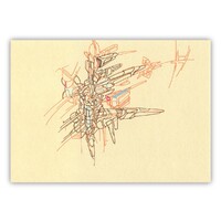 sans titre 
 2017-14. Encre pigmentée sur papier. 21 x 14.8 cm. 
2017 – Dominique Vial