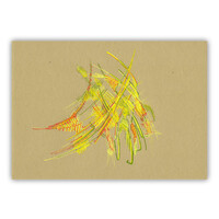 sans titre 
 2018-001. Peinture acrylique sur papier. 21 x 14.8 cm. 
2018 – Dominique Vial