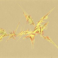 sans titre 
 2018-002. Peinture acrylique sur papier. 21 x 14.8 cm. 
2018 – Dominique Vial