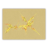 sans titre 
 2018-002. Peinture acrylique sur papier. 21 x 14.8 cm. 
2018 – Dominique Vial