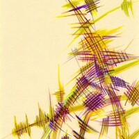 sans titre 
 2018-004. Feutres sur papier. 14.8 x 21 cm. 
2018 – Dominique Vial