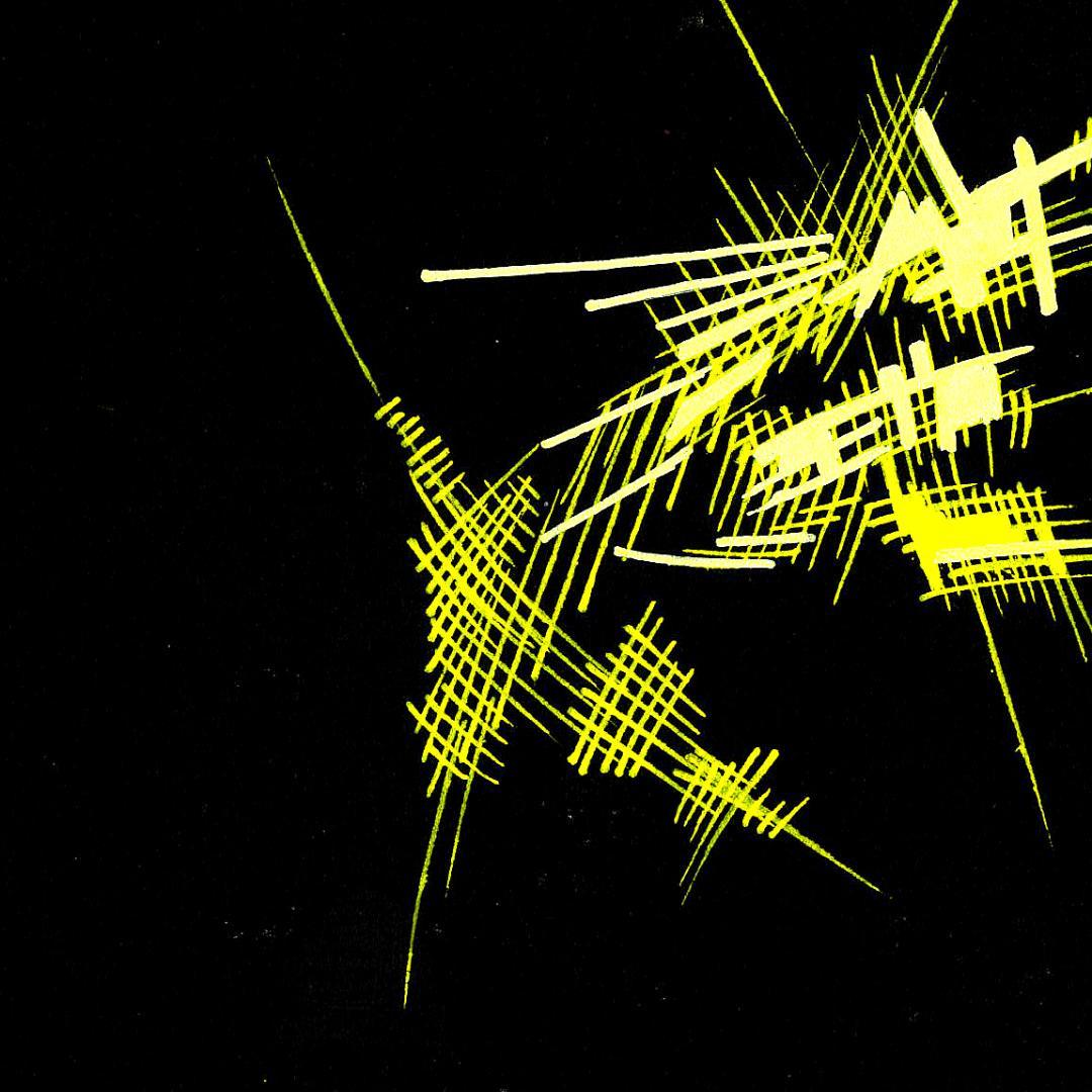 sans titre 
 2018-008. Acrylique sur papier Black Black Fabriano. 20 x 20 cm. 
2018 – Dominique Vial