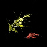 sans titre 
 2018-008. Acrylique sur papier Black Black Fabriano. 20 x 20 cm. 
2018 – Dominique Vial