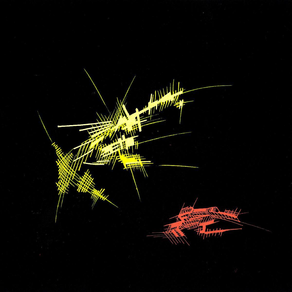 sans titre 
 2018-008. Acrylique sur papier Black Black Fabriano. 20 x 20 cm. 
2018 – Dominique Vial