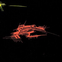 sans titre 
 2018-008. Acrylique sur papier Black Black Fabriano. 20 x 20 cm. 
2018 – Dominique Vial