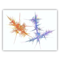 sans titre 
 2018-014. Acrylique sur papier machine. 29.7 x 21 cm. 
2018 – Dominique Vial