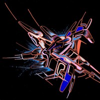 sans titre 
 2018-015. Acrylique sur papier Black Black Fabriano. 20 x 20 cm. 
2018 – Dominique Vial