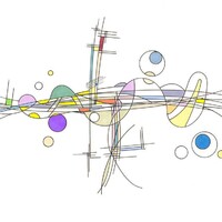 sans titre 
 2018-018. Encre à base d’alcool, encre pigmentée, sur papier bristol. 29.7 x 21 cm. 
2018 – Dominique Vial