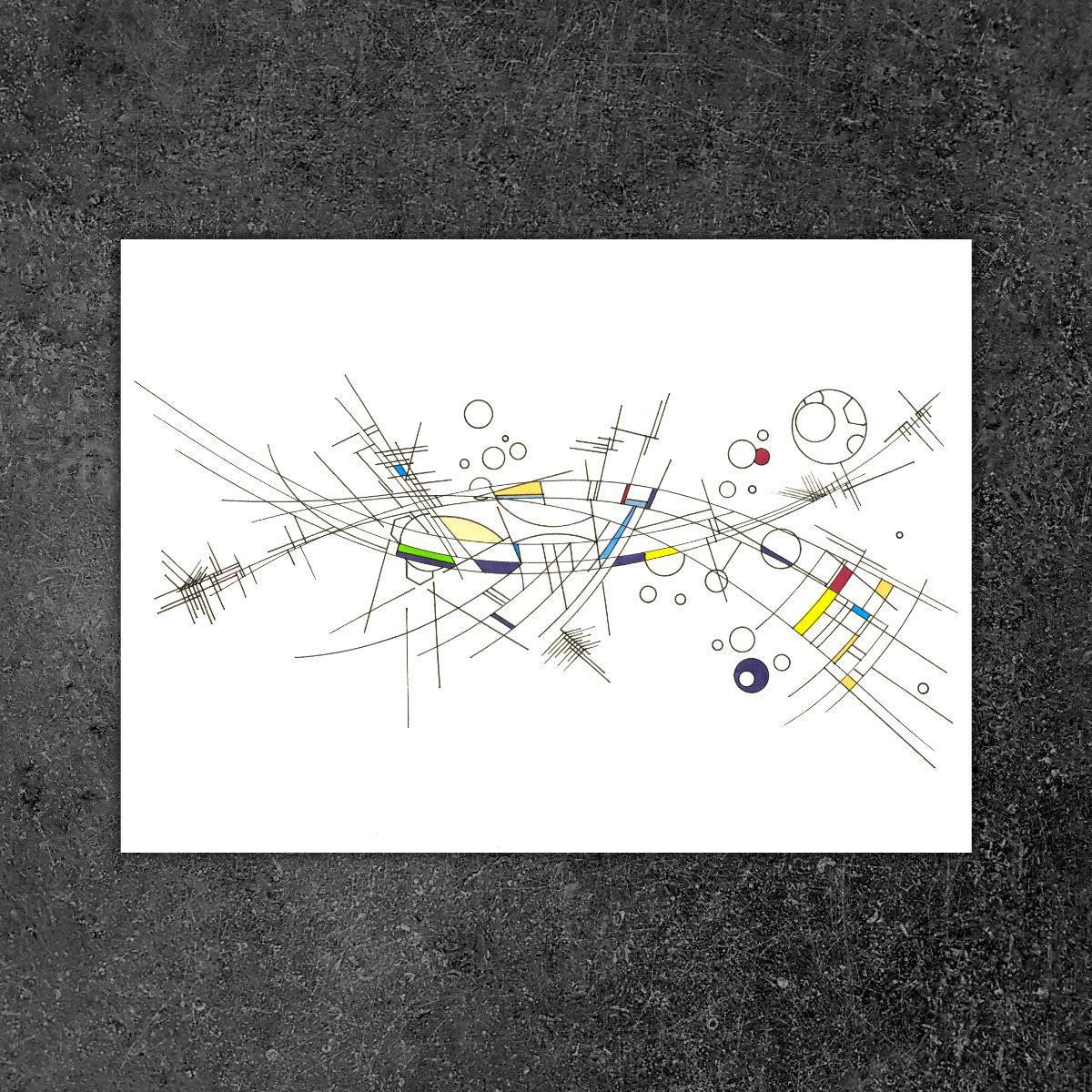 sans titre 
 2018-020. Encre à base d’alcool, encre pigmentée, sur papier bristol. 29.7 x 21 cm. 
2018 – Dominique Vial