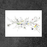 sans titre 
 2018-020. Encre à base d’alcool, encre pigmentée, sur papier bristol. 29.7 x 21 cm. 
2018 – Dominique Vial