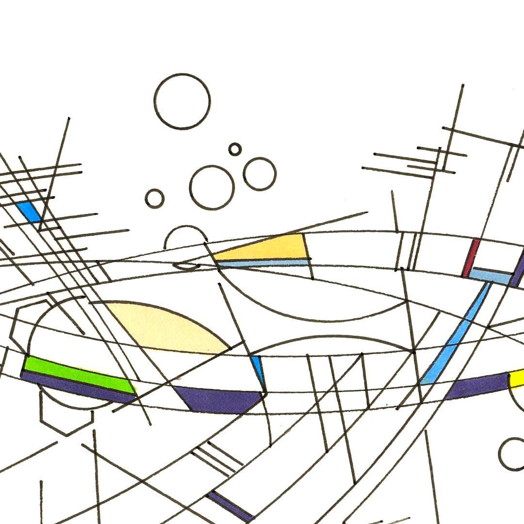 sans titre 
 2018-020. Encre à base d’alcool, encre pigmentée, sur papier bristol. 29.7 x 21 cm. 
2018 – Dominique Vial