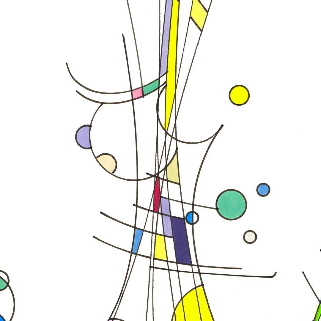 sans titre 
 2018-021. Encre   à base d’alcool, encre pigmentée, sur papier bristol. 21 x 29.7 cm. 
2018 – Dominique Vial