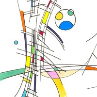 sans titre 
 2018-021. Encre   à base d’alcool, encre pigmentée, sur papier bristol. 21 x 29.7 cm. 
2018 – Dominique Vial