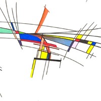 sans titre 
 2018-022. Encre à base d’alcool, encre pigmentée, acrylique, sur papier bristol. 29.7 x 21 cm. 
2018 – Dominique Vial