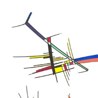 sans titre 
 2018-022. Encre à base d’alcool, encre pigmentée, acrylique, sur papier bristol. 29.7 x 21 cm. 
2018 – Dominique Vial