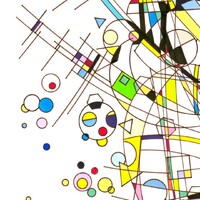 sans titre 
 2018-030. Encre à base d’alcool, encre pigmentée, sur papier bristol. 21 x 29.7 cm. 
2018 – Dominique Vial