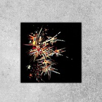 sans titre 
 2018-035. Acrylique sur papier Black Black Fabriano. 20 x 20 cm. 
2018 – Dominique Vial