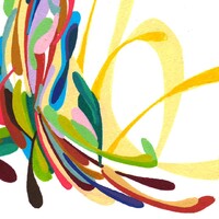 sans titre 
 2018-050. Acrylique sur papier Hot Press – Studio Watercolour Fabriano. 15 x 22 cm. 
2018 – Dominique Vial