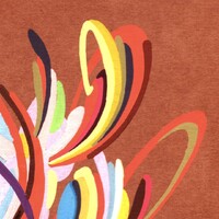 sans titre 
 2018-052. Acrylique sur papier kraft. 21 x 29.7 cm. 
2018 – Dominique Vial