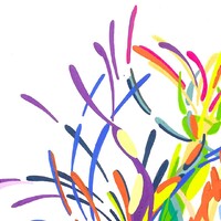 sans titre 
 2018-053. Acrylique sur papier Hot Press – Studio Watercolour Fabriano. 20.3 x 25.4 cm. 
2018 – Dominique Vial