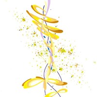 sans titre 
 2018-058. Acrylique sur papier bristol. 21 x 29.7 cm. 
2018 – Dominique Vial