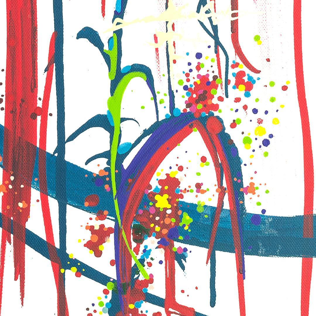 No score After Extra Time. Acrylique sur toile. 30 x 100 cm. 
2018 – Dominique Vial