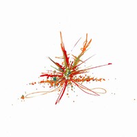 sans titre 
 2018-065. Acrylique sur papier Molotow. 29.7 x 21 cm. 
2018 – Dominique Vial