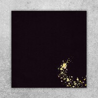 sans titre 
 2018-067. Acrylique sur papier Black Black Fabriano. 20 x 20 cm. 
2018 – Dominique Vial