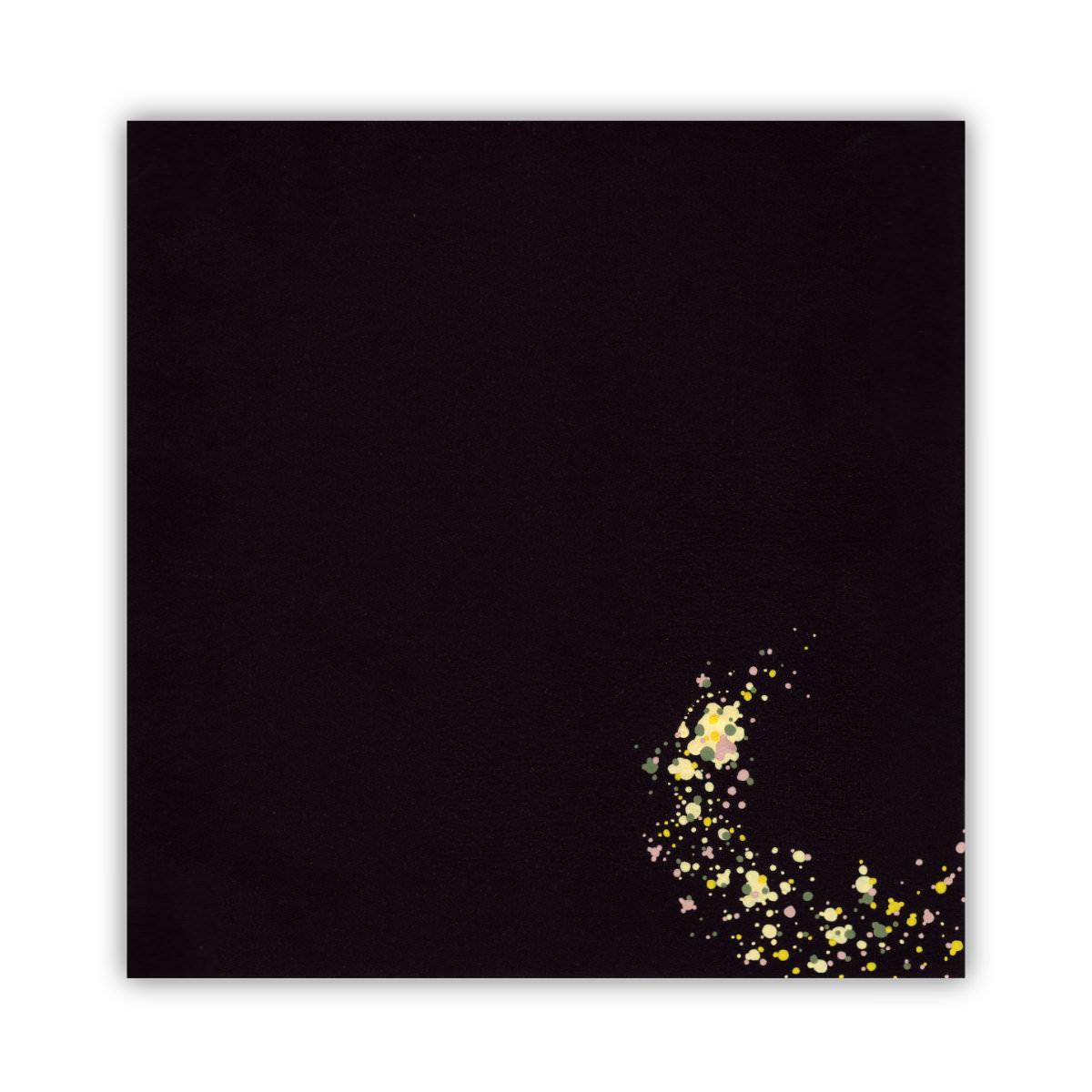 sans titre 
 2018-067. Acrylique sur papier Black Black Fabriano. 20 x 20 cm. 
2018 – Dominique Vial