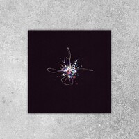 sans titre 
 2018-069. Acrylique sur papier Black Black Fabriano. 20 x 20 cm. 
2018 – Dominique Vial