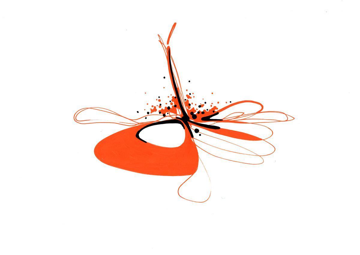 sans titre 
 2018-070. Acrylique sur papier Molotow. 29.7 x 21 cm. 
2018 – Dominique Vial