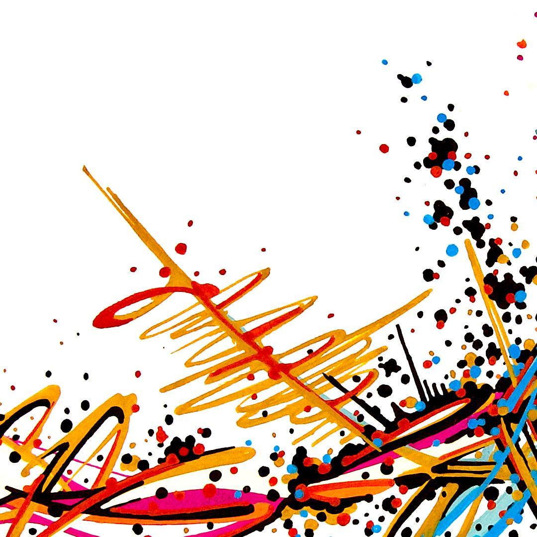 sans titre 
 2018-082. Acrylique sur papier White White Fabriano. 32 x 24 cm. 
2018 – Dominique Vial