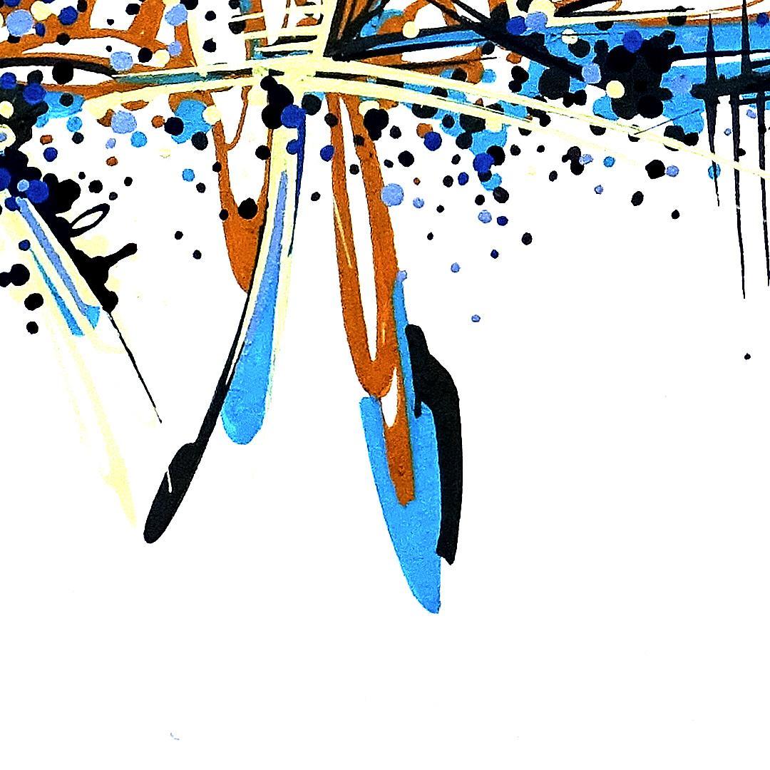 sans titre 
 2018-083. Acrylique sur papier White White Fabriano. 32 x 24 cm. 
2018 – Dominique Vial