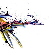 sans titre 
 2018-090. Acrylique sur papier White White Fabriano. 20 x 20 cm. 
2018 – Dominique Vial