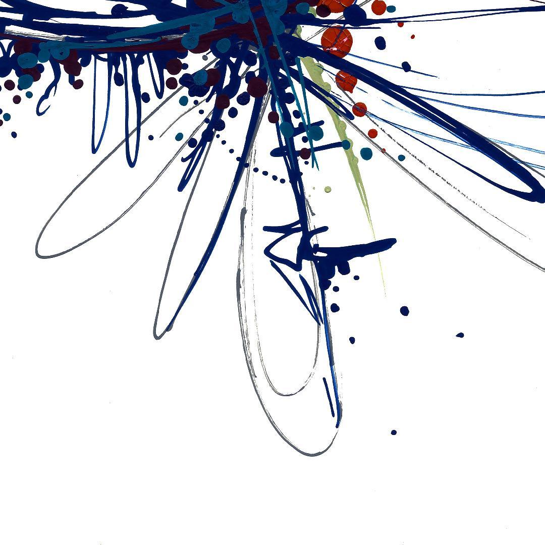 sans titre 
 2018-091. Acrylique sur papier Molotow. 21 x 29.7 cm. 
2018 – Dominique Vial