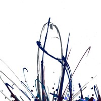 sans titre 
 2018-091. Acrylique sur papier Molotow. 21 x 29.7 cm. 
2018 – Dominique Vial