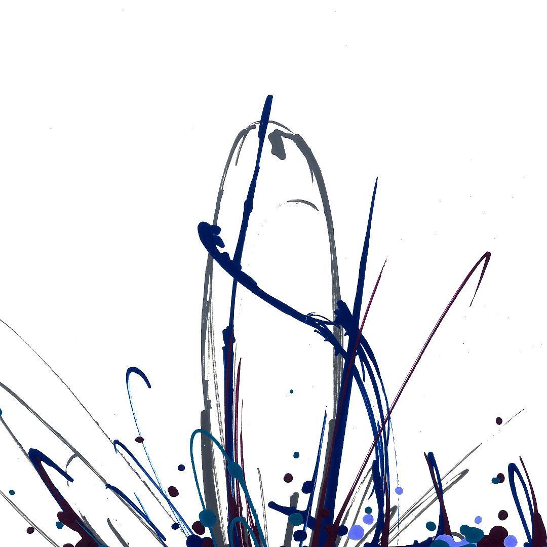 sans titre 
 2018-091. Acrylique sur papier Molotow. 21 x 29.7 cm. 
2018 – Dominique Vial