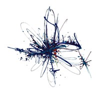 sans titre 
 2018-091. Acrylique sur papier Molotow. 21 x 29.7 cm. 
2018 – Dominique Vial