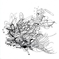 sans titre 
 2018-093. Acrylique sur papier White White Fabriano. 20 x 20 cm. 
2018 – Dominique Vial